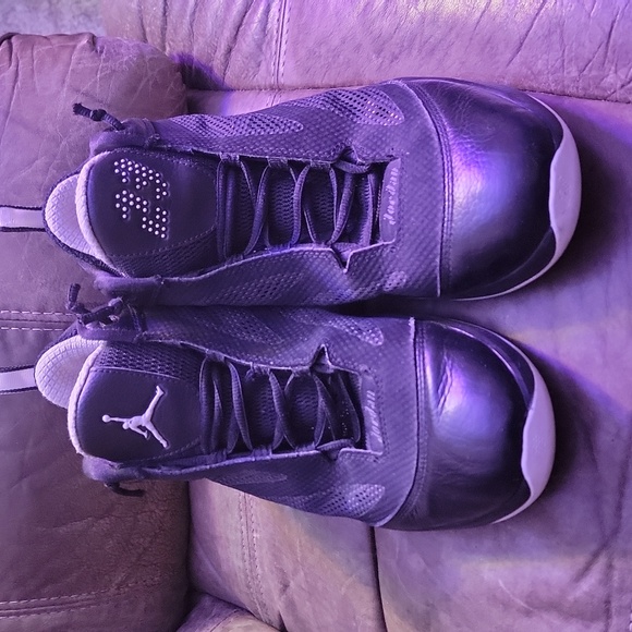 Men's Size 11.5 Air Jordan Q Flight 2011 Black and White - Picture 3 of 6